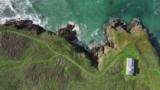 Playa de Santa Comba en Ferrol A Coru&ntilde;a Galicia