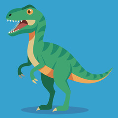 tyrannosaurus dinosaur vector illustration