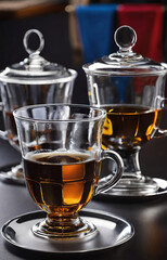 cup of tea and teapot