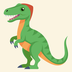 Fototapeta premium tyrannosaurus dinosaur vector illustration