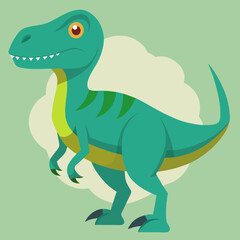 tyrannosaurus rex dinosaur vector