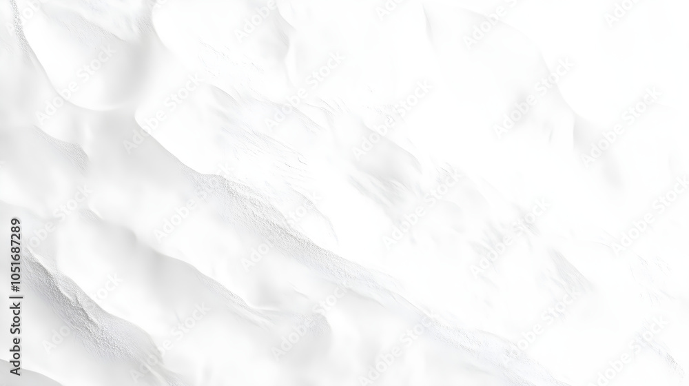 Poster minimalist white sand texture with soft ripples creates a serene and calming atmosphere, ideal for b