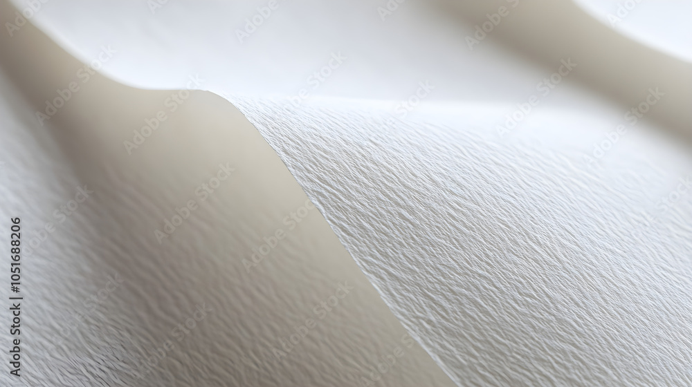 Poster white japanese rice paper texture with subtle patterns and gentle waves creates a serene and serene 
