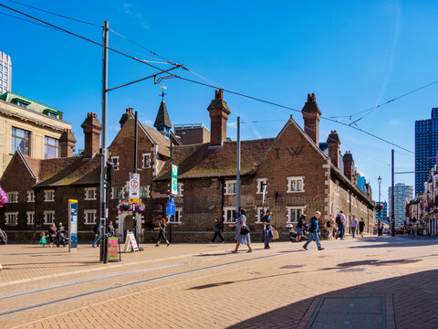 Whitgift Hospital almshouses in the centre of Croydon, South London, England, United Kingdom, Europe