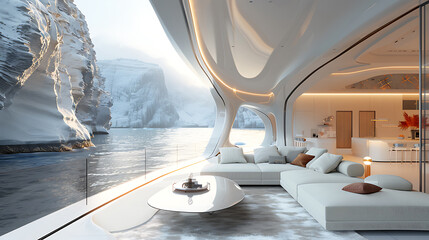 Obraz premium futuristic interior design