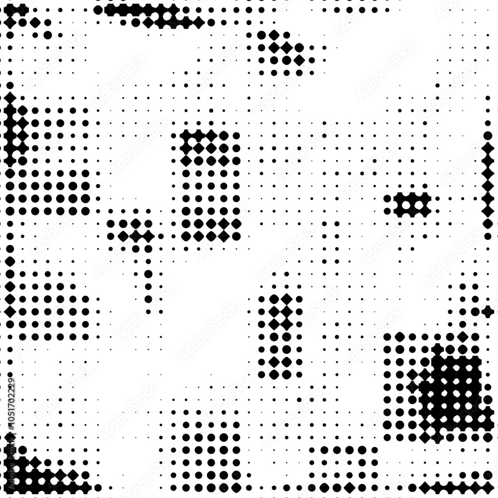 Poster halftone background vector, abstract backdrop design with two tone pattern and copy space for edit y