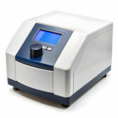 A modern spectrometer equipped with buttons and a digital display,