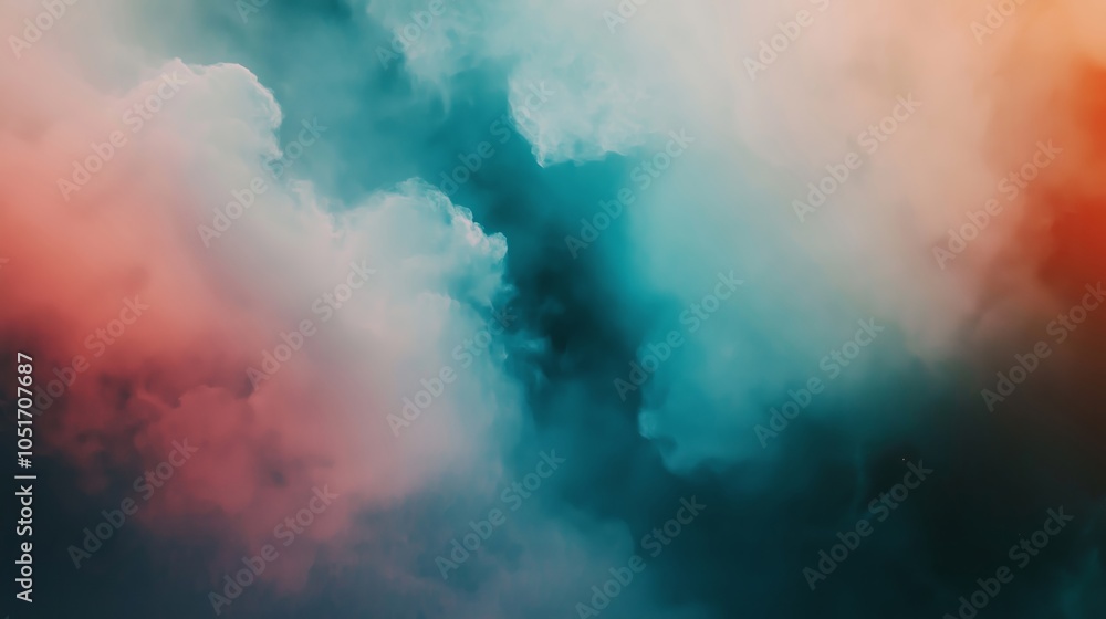 Poster space magnificent view of outer space and nebula. future technologies and concept of infinity