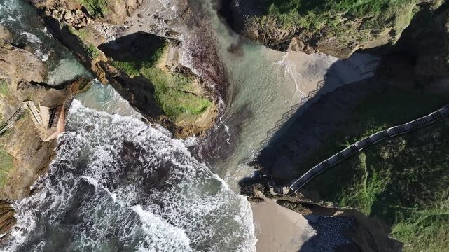 Playa de Santa Comba en Ferrol A Coru&ntilde;a Galicia