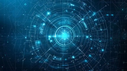 Fototapeta premium technology background