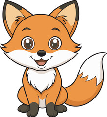 red fox cartoon