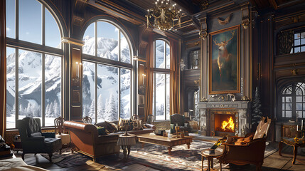Obraz premium ancient interior room
