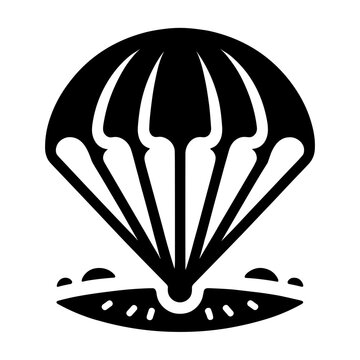 recommend clip art: Unique and Simple Parachute Icon Vector for Use as a Graphic Symbol  