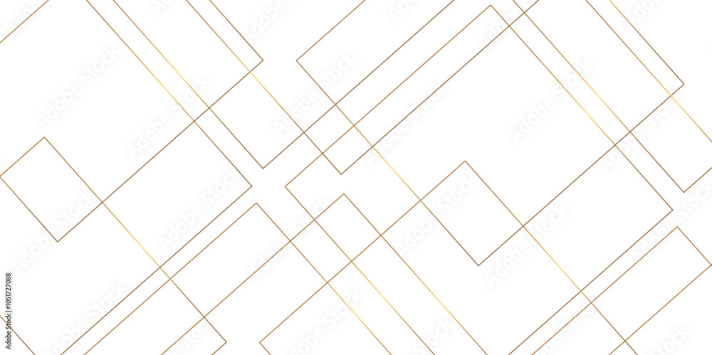 Poster mondrian style of diagonal square pattern vector. design geometric tile gold on black background. mo