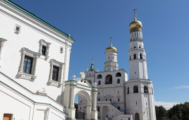 Fototapeta premium Russia Moscow Kremlin. Ivan the Great Bell Tower