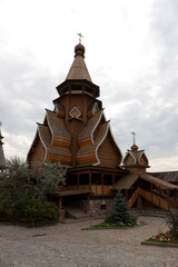 Naklejka premium Russia Moscow Izmailovsky Kremlin on a sunny summer day