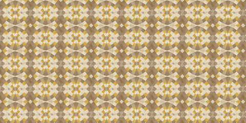 Desert Mirage Mosaic. Geometric Pattern