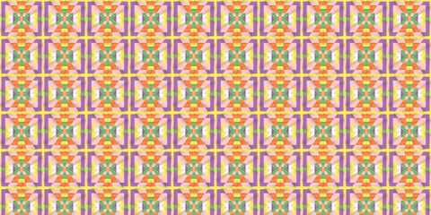 Color Burst Matrix. Geometric Pattern