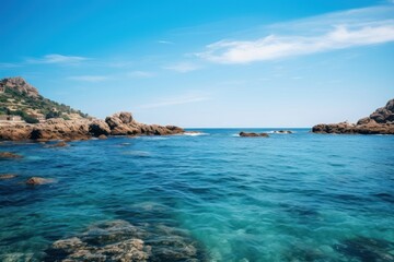 Fototapeta premium Mediterranean sea outdoors horizon nature.