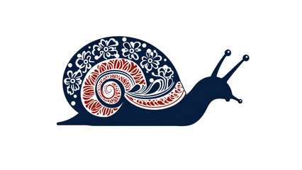 Ornamental Snail Illustration