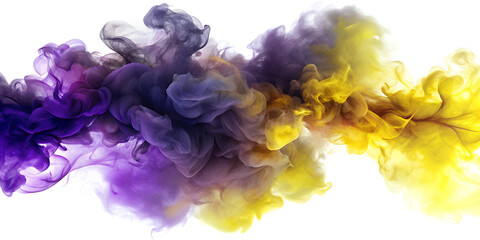 Fototapeta premium colorful smoke on white background