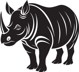 Fototapeta premium rhino vector illustration