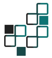 Square with infinity symbolism