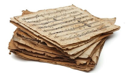 Antique Music Sheets: A Glimpse into Musical History