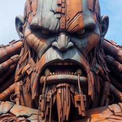 Terrakaius A hulking giant with a face that is rugged and battle