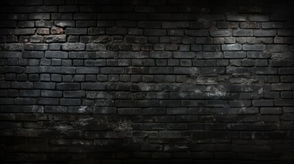 A blue neon light forms a striking shape on a brick wall, illuminating the area with a cool glow during the night.