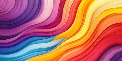 Obraz premium Abstract Colorful Waves.