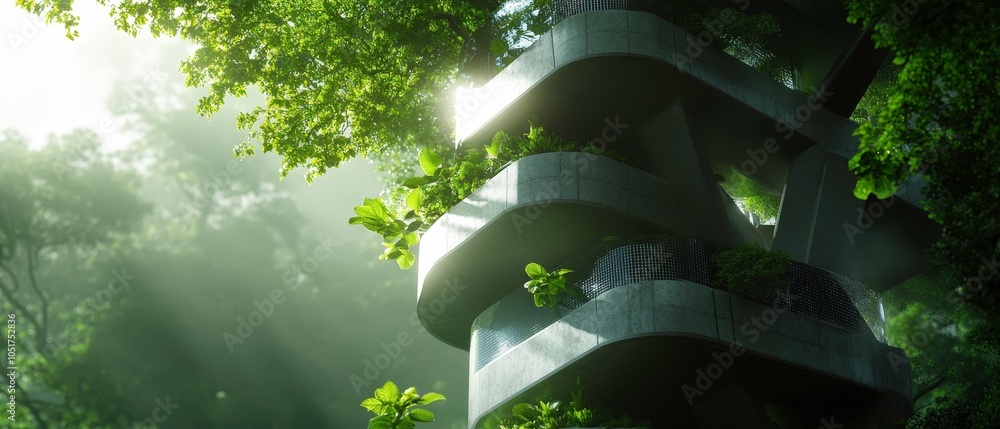 Poster establishing a cad-rendered visualization standard for sustainable architecture