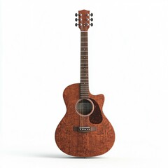 Fototapeta premium Acoustic Guitar: Wood Grain Detail