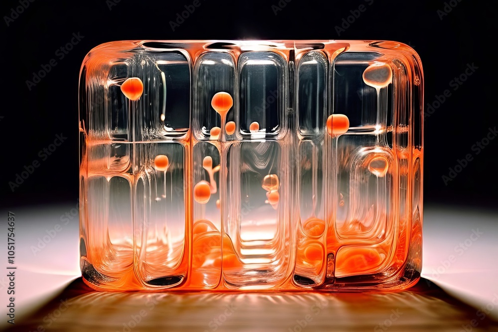 Poster transparent overlays layering transparent objects to create intr