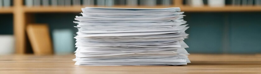 Data compliance documents scattered on the desk, digital data breach warning, insider threat, employee compliance