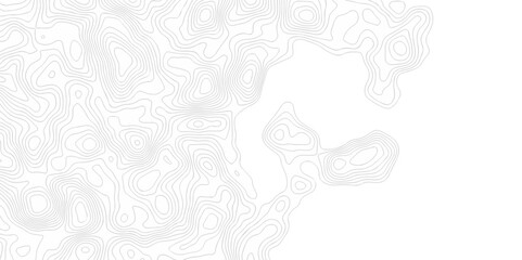 Abstract background vector. Abstract topographic contours map background. Abstract white pattern topography vector background. Black and white topography contour line map isolated on white background.
