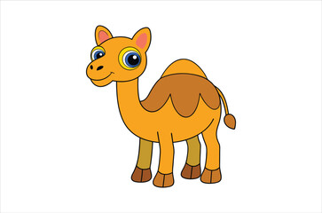 Fototapeta premium camel vector, icon vector illustration ,camel silhouette of a camel isolated on a white background, eps, png, svg, vector,