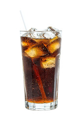 a cubra libre Drink isolated on transparent background, side view