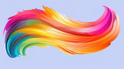 Obraz premium Attractive Vibrant Colors Artistic Image of Paintbrush and Palette