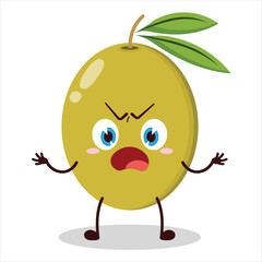 cute why expression of olive character