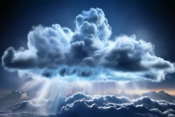 weather system hologram animated clouds rain snow and wind patte