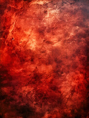 Fototapeta premium An abstract texture resembling fire in rich red tones, capturing the essence of warmth and intensity with dynamic artistic flair.