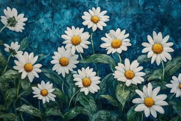 Obraz premium Daisy flower with generative ai