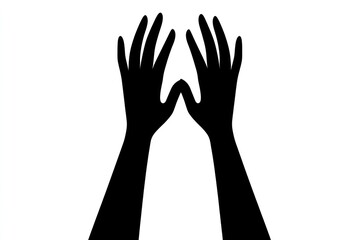 Obraz premium An icon of hands in support, with one hand lifting another, indicating solidarity and mutual aid in a democratic context.