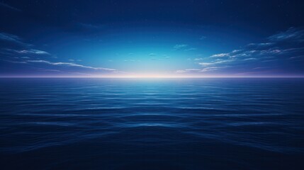 Obraz premium the dark blue sea surface, highlighting the gentle undulations that create a mesmerizing pattern.