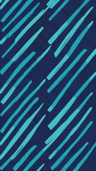 Navy blue and turquoise crisscross brush strokes  pattern