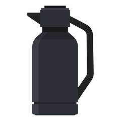 Coffee carafe vector cartoon illustration isolated on a white background.