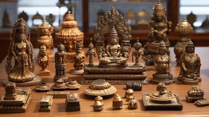 Obraz premium Sacred Objects The Artifacts of Hindu Temples