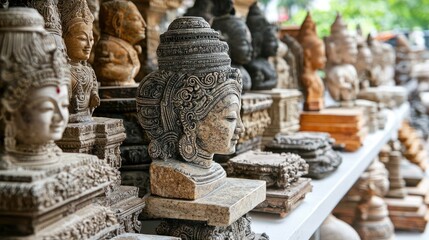 Obraz premium Sacred Objects The Artifacts of Hindu Temples