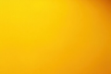 Bright Yellow Solid Color Background with Empty Space